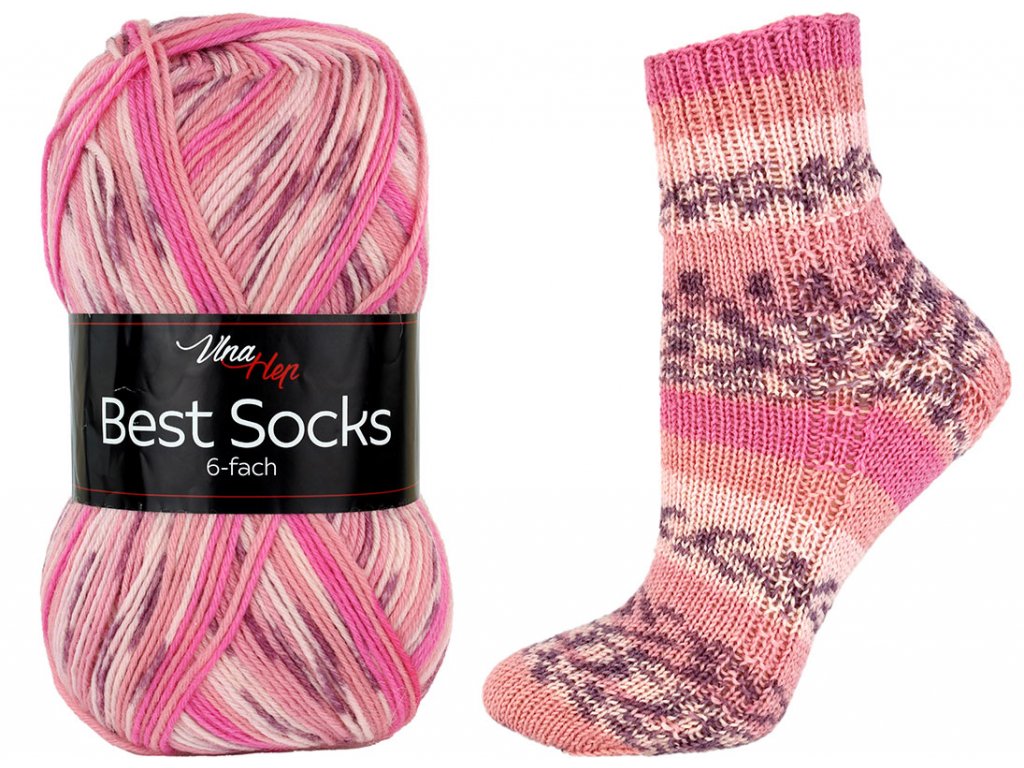 Příze Best Socks 6-Fach ponožková