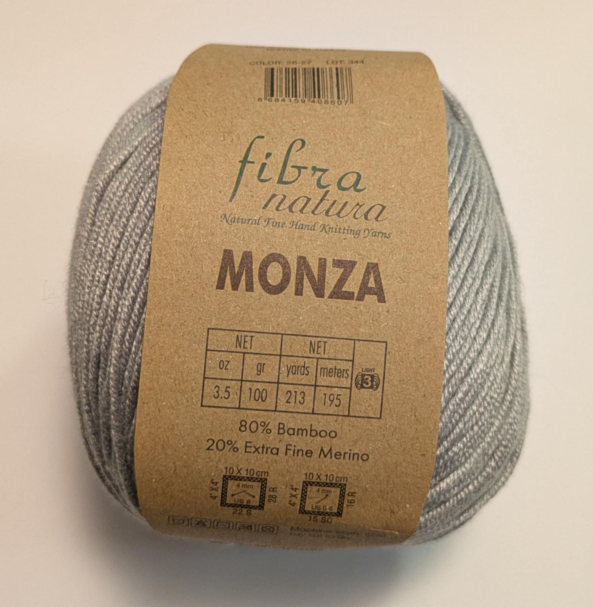 Příze Monza 80% bambus 20% vlna
