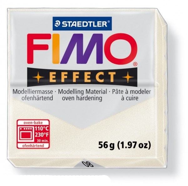 FIMO EFFECT 81 metalická stříbrná / kovový vzhled/