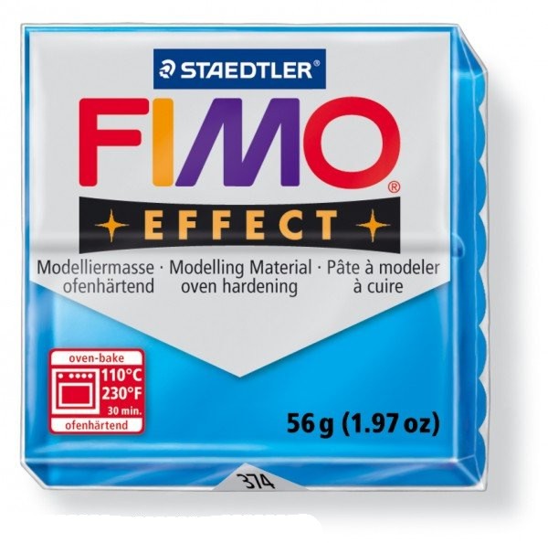 FIMO EFFECT 204 transparentní červená