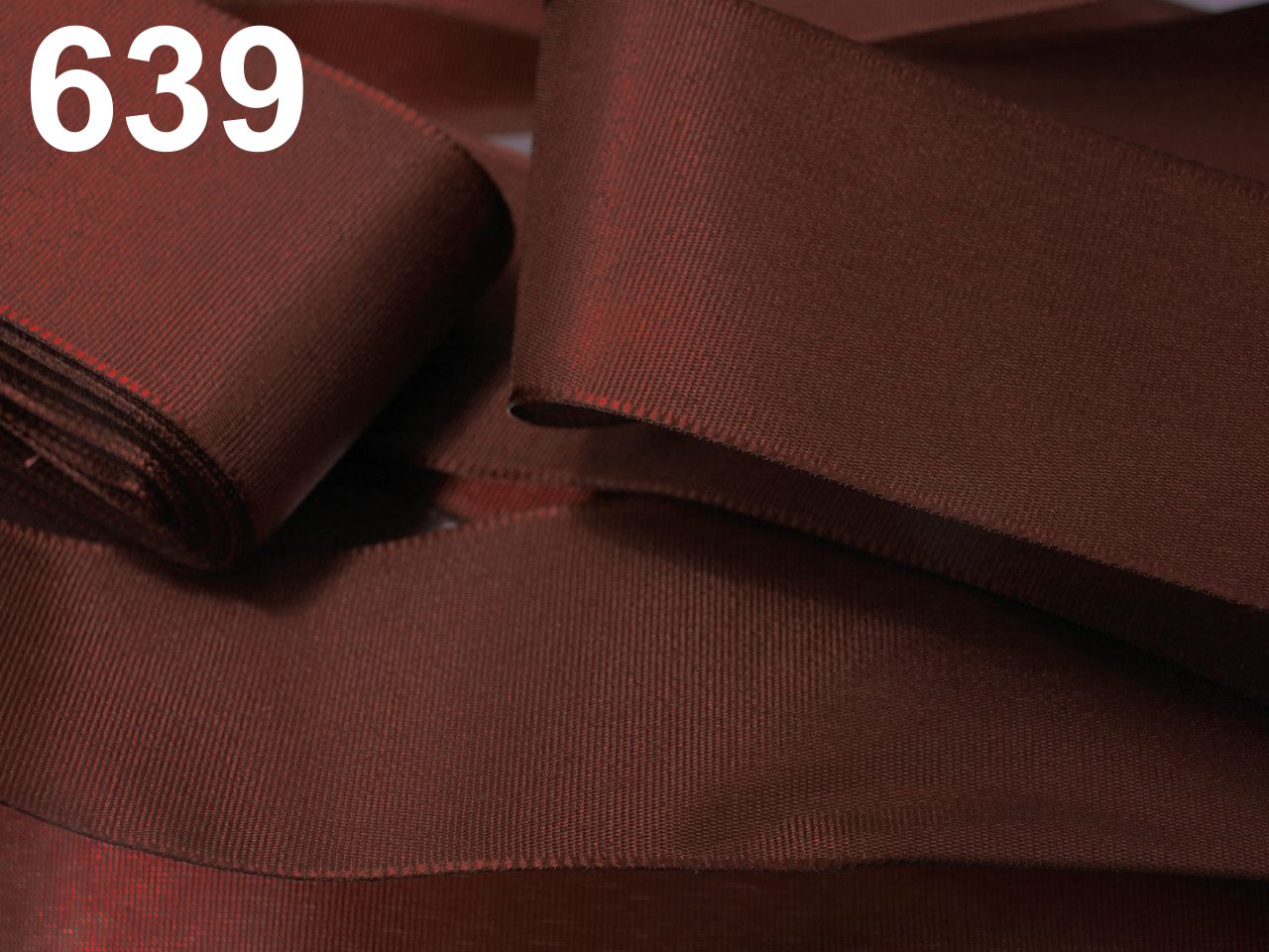 Stuha taftová šíře 25 mm 617 oranžová