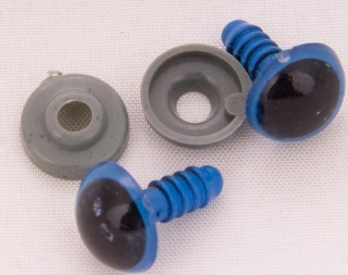 Bezpečnostní oči 14mm modré 2ks