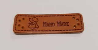 Hand Made 50x15mm hnědorezavá panenka