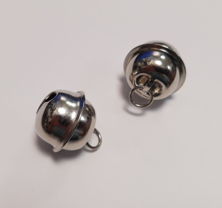 Rolnička 18mm stříbrná 