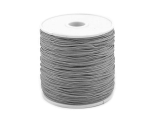 Macrame 0,5mm 20 světle šedá s vlascem - SKLADEM 3KS