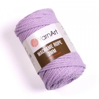 Rope 3mm 765 světle fialová