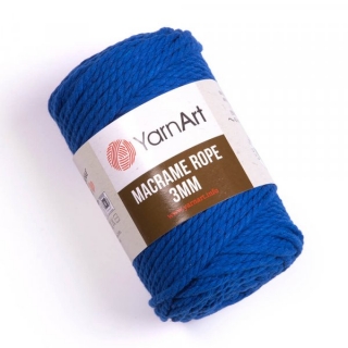 Rope 3mm 772 královská modrá