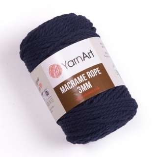 Rope 3mm 784 tmavě modrá 