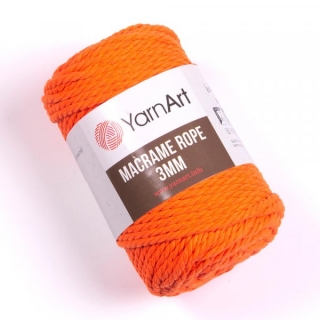 Rope 3mm 800 neon oranžová 
