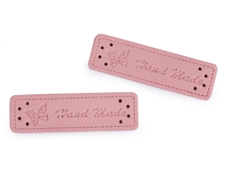 Hand Made 50x15mm EKO KŮŽE pudrová