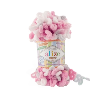 Puffy Color 6370 růžovošedobílá