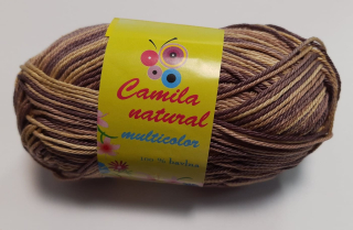 Camila Natural Multicolor 9021 hnědobéžová