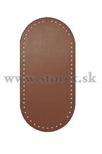 Dno na kabelku 27x13cm ovál koňakové 