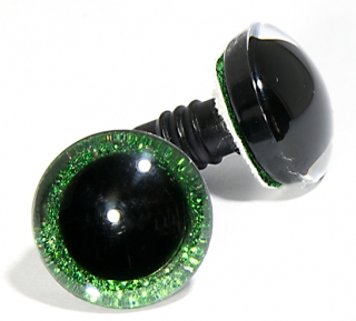 Bezpečnostní oči 12mm 3D zelené 2ks