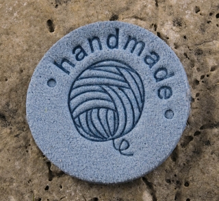 HAND MADE klubko ø25mm světe modrá 
