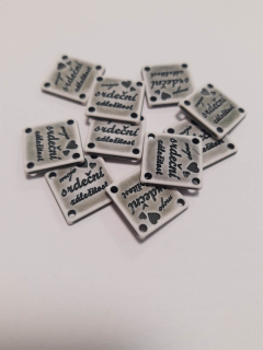 Cedulka Moje srdeční záležitost ledová zelená - skladem 2ks
