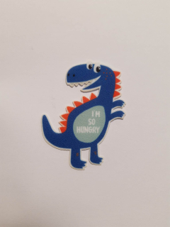 Nažehlovačka Dinosaurus modrý - skladem 1ks
