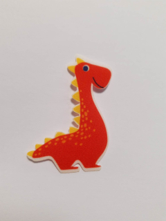 Nažehlovačka Dinosaurus červený  - skladem 2ks