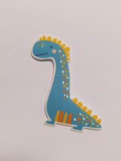Nažehlovačka Dinosaurus modrošedý  - skladem 1ks