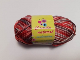 Camila Natural Multicolor 9184 červenošedá 