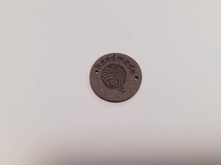 HAND MADE klubko ø25mm tmavě šedá 