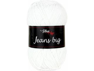 Jeans Big 8002 bílá 