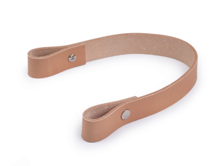 Kožené ucho 2x30cm přírodní - skladem 1ks