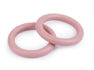 Dřevěný kroužek 33mm pudrový