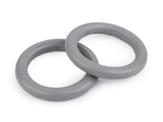 Dřevěný kroužek 33mm šedý 