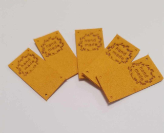 Hand Made 50x25mm hořčice 