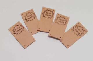 Hand Made 50x25mm meruňková