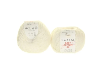 Gazal Baby Cotton 25 3410 mléčná 