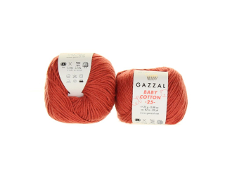 Gazal Baby Cotton 25 3454 měděná 