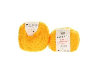 Gazal Baby Cotton 25 3417 žlutá 