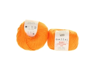 Gazal Baby Cotton 25 3416 oranžová 