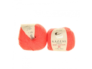 Gazal Baby Cotton 25 3459 neon oranžová 