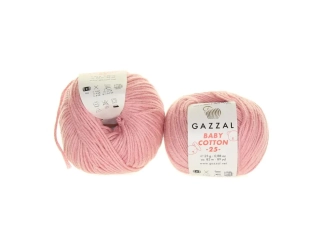 Gazal Baby Cotton 25 3444 starorůžová 