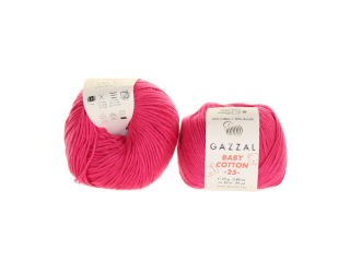 Gazal Baby Cotton 25 3415 malinová 