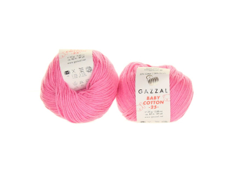 Gazal Baby Cotton 25 3468 růžová 