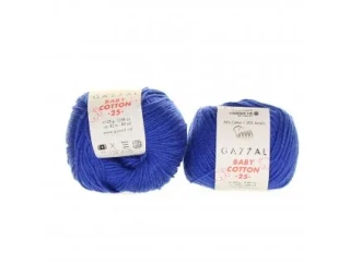 Gazal Baby Cotton 25 3421 modrá 