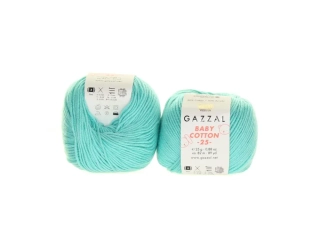 Gazal Baby Cotton 25 3451 světle tyrkysová 