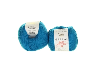 Gazal Baby Cotton 25 3428 tmavě tyrkysová 