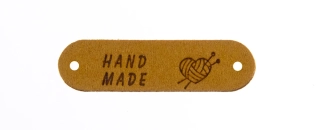 Hand Made 45x11mm ♥ okrová 