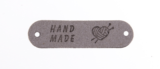 Hand Made 45x11mm ♥ světle šedá 