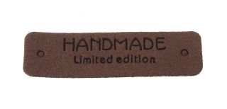 Hand Made Limited edition 50x15mm tmavě hnědá 