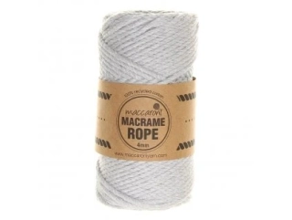 Rope 4mm 101 světle šedá 