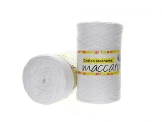 Cotton Macrame bílá - skladem 4ks 