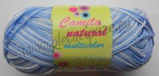 Camila Natural Multicolor 9099 modrá+bílá