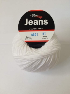 Jeans 8002 bílá 