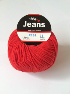Jeans 8008 červená 